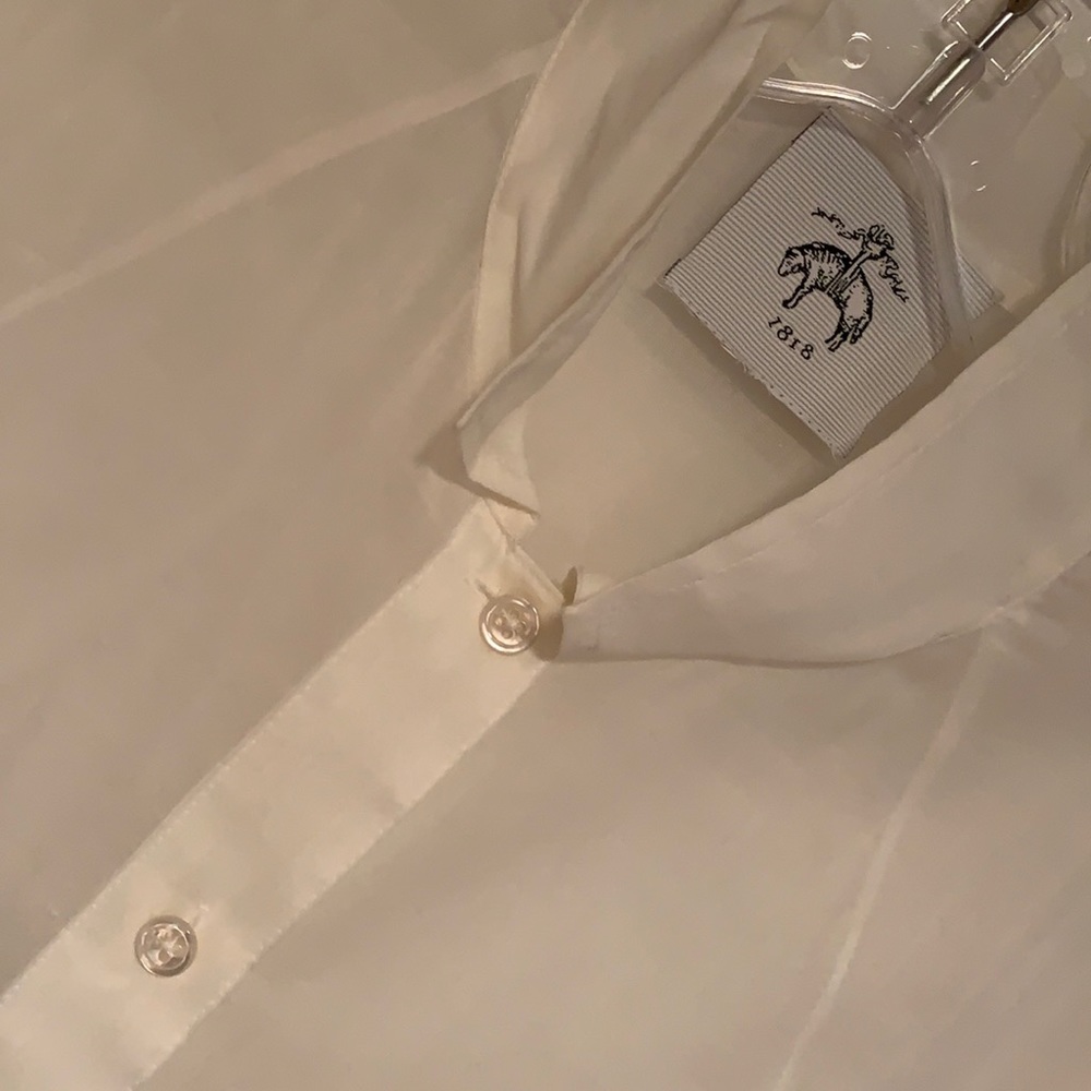 Sheer Brooks Bothers Tunic. Size S